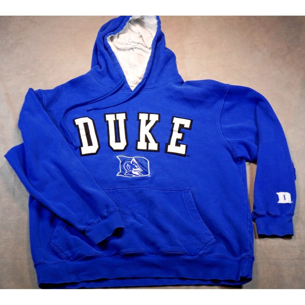 Duke‎ University Blue Devils Hoodie Pullover Sweatshirt XL E5 Brand Blue